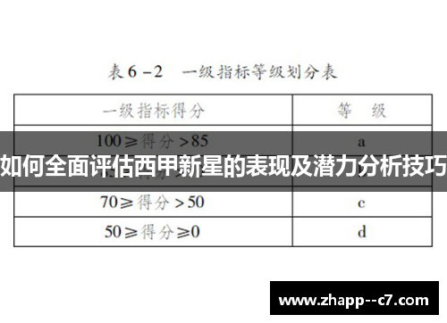 如何全面评估西甲新星的表现及潜力分析技巧